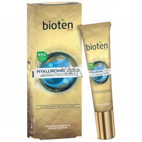 Bioten Hyaluronic Gold vypĺňajúci očný krém pre zrelú pleť 15 ml