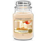 Yankee Candle Freshly Tapped Maple - Tečúca javorový sirup vonná sviečka Classic veľká sklo 623 g