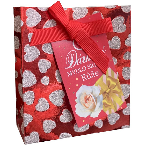 Darčekové mydlo My Heart Rose ružové 34 g