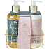 Sunkissed Handcare Signature tekuté mydlo na ruky 280 ml + krém na ruky 280 ml + kovový košík, kozmetická sada pre ženy