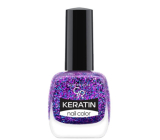 Golden Rose Keratin Nail Color Glitter lak na nechty 414 10,5 ml