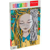 Monumi Teens Agnes kreatívny obrázok na vyfarbenie v ráme 38,5 x 1,5 x 27 cm