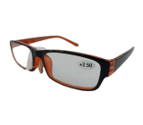 Berkeley dioptrické okuliare na čítanie +2,5 plastové čierno-oranžové 1 kus MC2062