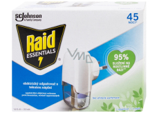 Raid Essentials elektrický odparovač s tekutou náplňou proti komárom 45 nocí 27 ml