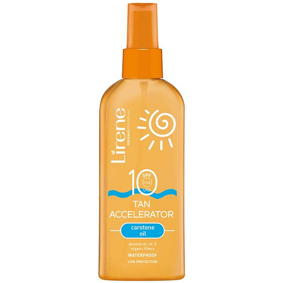Lirene SC SPF10 Urýchlovač opaľovania s karoténovým olejom 150 ml