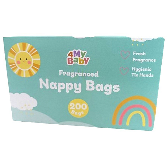Baby 4My vrecká na použité detské plienky s vôňou 200 kusov