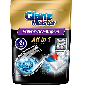 Glanz Meister tablety do umývačky Allin1 Ultimate, 35 ks