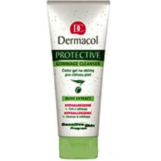 Dermacol Protective Gommage Cleanser Čistiaci gél na tvár pre citlivú pleť