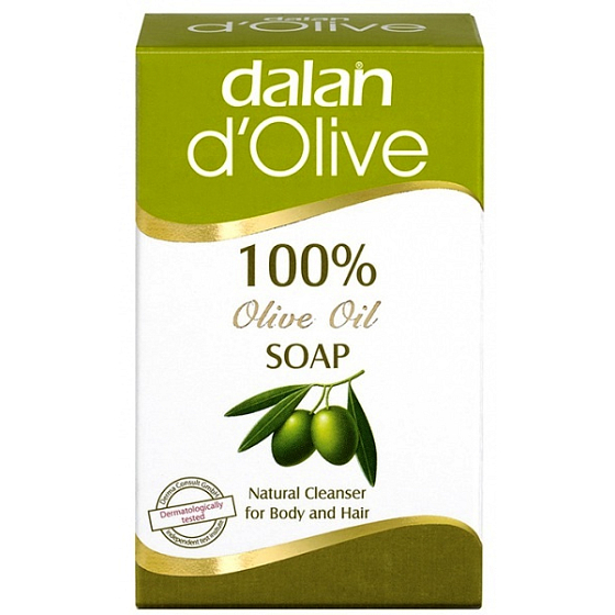 Dalan d Olive Oil s olivovým olejom toaletné mydlo mini na telo a vlasy 25 g