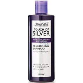 Pre: voke Touch of Silver intenzívny šampón pre rozjasnenie blond, platinových a bielych vlasov 200 ml