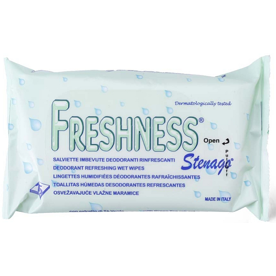 Stenago Freshness osviežujúce vlhčené obrúsky 15 kusov