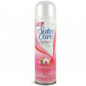 Gillette Satin Care Floral Passion gél na holenie pre ženy 200 ml