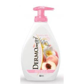 Dermomed Frangipani & White Peach tekuté mydlo dávkovač 300 ml