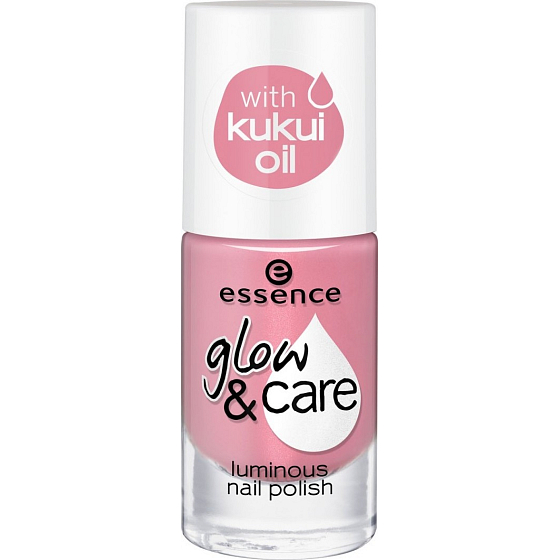 Essence Glow & Care Luminous Nail Polish lak na nechty 03 Shine On 8 ml