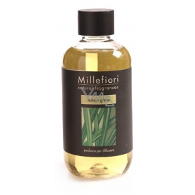 Millefiori Milano Natural Lemon Grass - Citrónová tráva Náplň difuzéra pre vonná steblá 250 ml