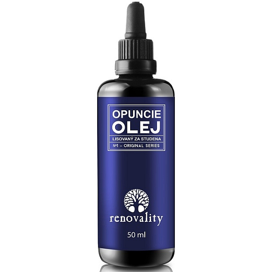 Renovality Opuncie olej za studena lisovaný pre zrelú pleť, vrásky aj okolo očí 50 ml s pipetkou