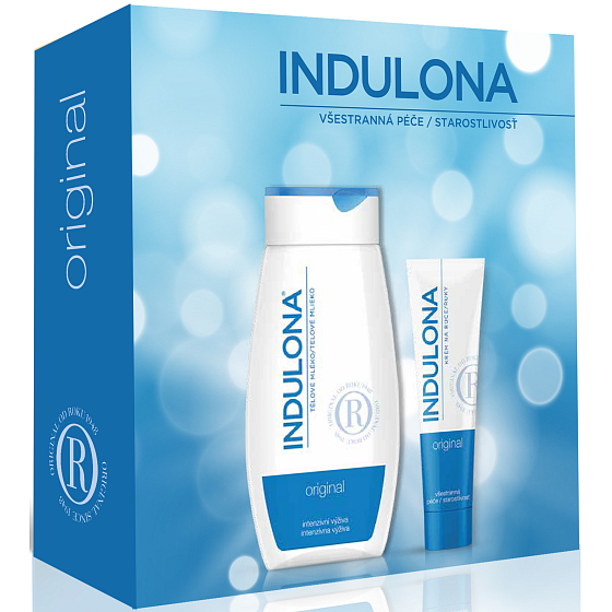 Indulona Original krém na ruky 85 ml + telové mlieko 250 ml, kozmetická sada