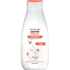 Lactovit Fruit Energy broskyňa a grep sprchový gél, 500 ml