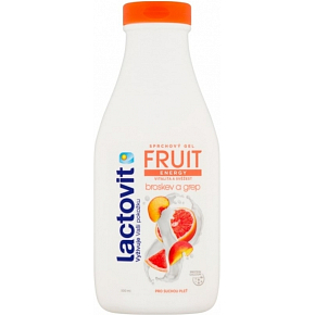 Lactovit Fruit Energy broskyňa a grep sprchový gel, 500 ml Lactovit Fruit Energy broskyňa a grep sprchový gel, 500 ml