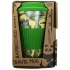 Cozy Time Bamboo Eco Tropical Leaves bambusový ekologický termohrnček + silikónové viečko svetlo zelený 450 ml
