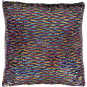 Albi Vankúš s flitrami Dúha 37 x 37 x 10 cm