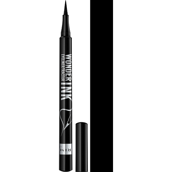 Rimmel London Wonder Ink Eyeliner vodeodolné očné linky 001 Black 1 ml