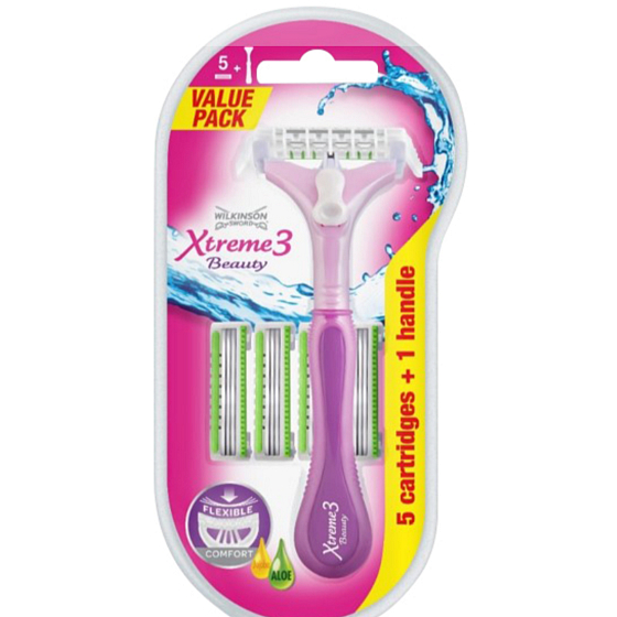 Wilkinson Lady Xtreme 3 Beauty Hybrid holiaci strojček pre ženy 5 kusov