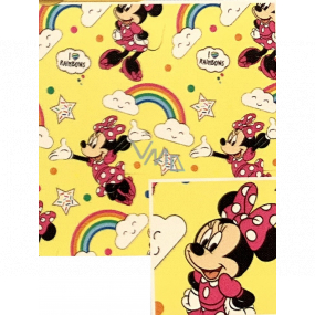 Nekupto Darčekový baliaci papier 70 x 200 cm Žltá Minnie Mouse