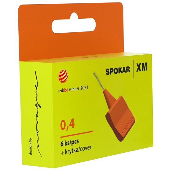 Spokar XM 0,4 mm medzizubné kefky 6 kusov