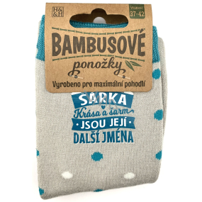 Albi Bambusové ponožky Šárka, veľkosť 37 - 42