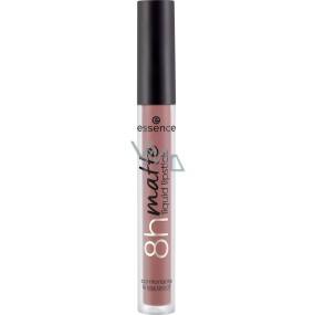 Essence 8h Matte tekutý matný rúž 02 Silky Hazelnut 2,5 ml