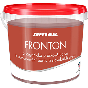 Fronton prášková farba do stavebných zmesí malt a betónov, 0847 tmavo červená, 800 g