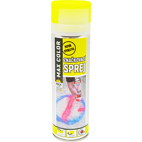 Max Color značkovací sprej, svetlo žltá, 500 ml