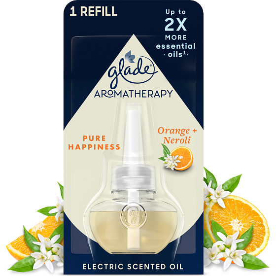 Glade Aromatherapy náplň osvěžovače vzduchu Electric Pure Happiness, 20 ml