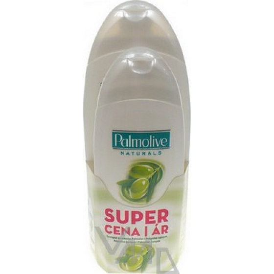 Palmolive Naturals Long & Shine šampón na vlasy 400 + 200 ml, duopack