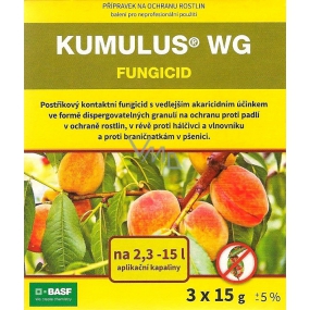 Basf KUMULUS WG proti múčnatke prípravok na ochranu rastlín 3 x 15 g