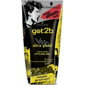 Got2b Ultra Glued najsilnejší vlasový gél 150 ml