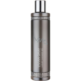 Vivian Gray Crystal In Brown luxusný hydratačný sprchový gél pre ženy 250 ml