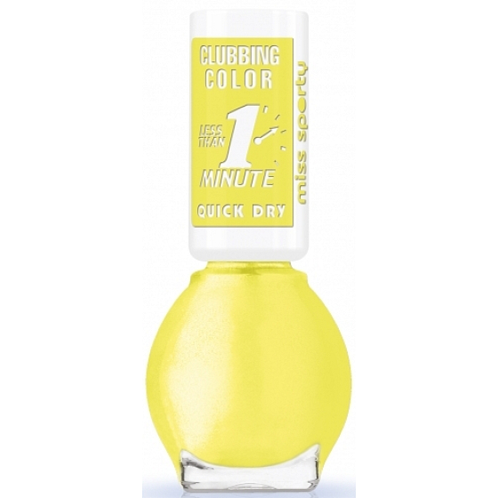 Miss Sporty Clubbing Color lak na nechty 145 Neon Yellow 7 ml