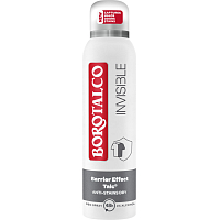Borotalco Invisible prírodný deodorant bez alkoholu, 150 ml