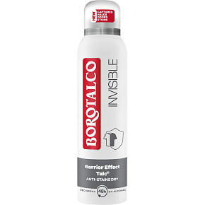 Borotalco Invisible prírodný deodorant bez alkoholu, 150 ml