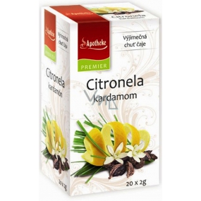 Apotheke Natur Citronela a kardamon bylinný čaj 20 nálevových vrecúšok x 2 g