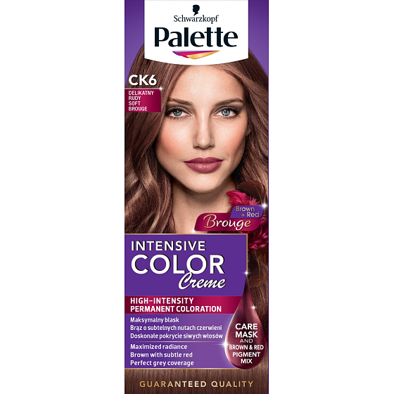 Palette Intensive Color Creme farba na vlasy CK6 Jemný červenohnedý