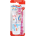 Aquafresh Dent de Lait zubná pasta 50 ml + kefka + kelímok, ružový set pre deti