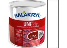 Balakryl Uni Lesk 1000 Biely univerzálna farba na kov a drevo 700 g