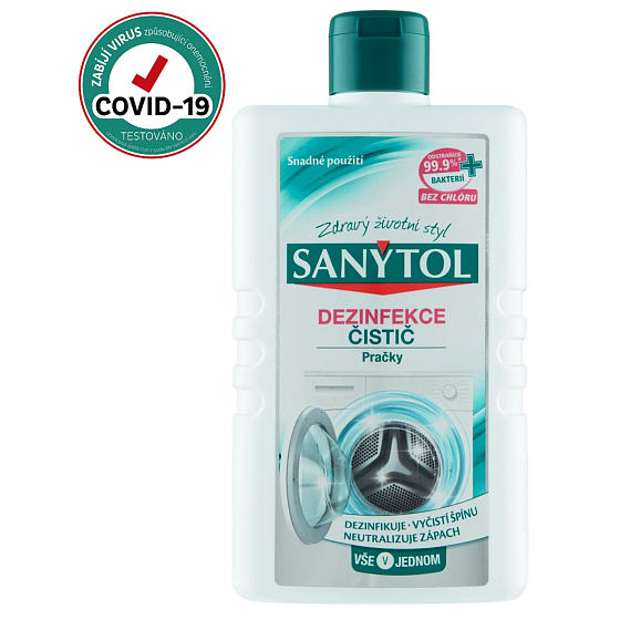 Sanytol Dezinfekcia čistič práčky 250 ml
