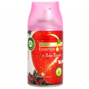 Air Wick Freshmatic Essential Oils Winter Berries - Zimné bobule automatický osviežovač náhradná náplň 250 ml