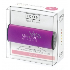 Millefiori Milano Icon Melody Flowers - Akordy kvetov vôňa do auta Classic fialová vonia až 2 mesiace 47 g