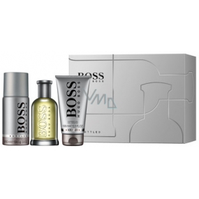 Hugo Boss Boss No.6 Bottled toaletná voda pre mužov 100 ml + sprchový gél 100 ml + deodorant sprej 150 ml, darčeková sada