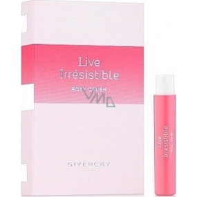 Givenchy Live Irrésistible Rosy Crush parfumovaná voda pre ženy 1 ml s rozprašovačom, flakón